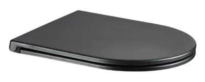 Brio/Maki toiletzitting met softclose en quick release - zwart mat 2092108