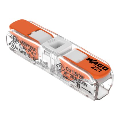 WAGO Doorvoerconnector met hendel voor alle soorten geleiders