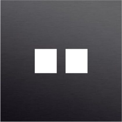 NIKO 1v afdekplaat voor 2 rj45 conn