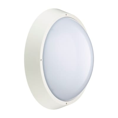 Philips Lighting Wandopbouw LED 18W 1200lm 4000K 180° ø344 PC Opaal IP65 IK10 Wit + Detector 24105900