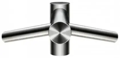 Dyson Airblade Wash+Dry automatische handdroger WD04 met kraan-short - chroom 245265-01