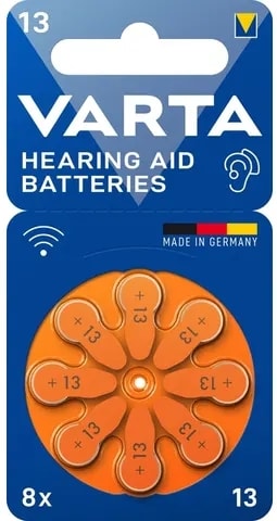 VARTA Hearing Aid Battery 13 Blister 8 24606.101.418