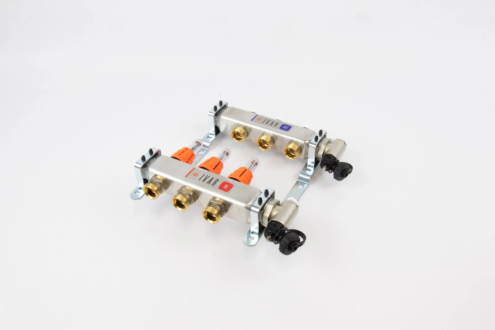Begetube Collector voor vloerverwarming 1" + 3 x 3/4"