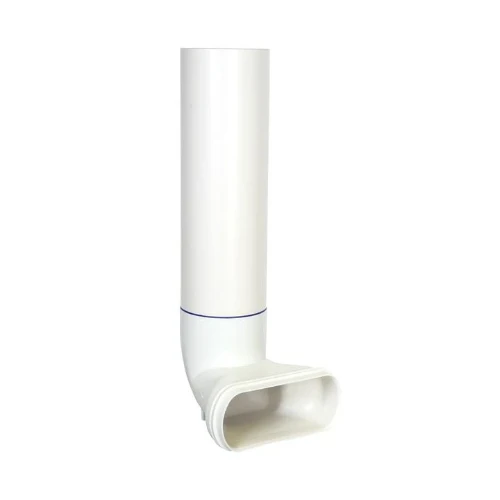Renson Easyflex haakse betondoorvoer 80 x 140 x 64 mm - lengte 250 mm 28414