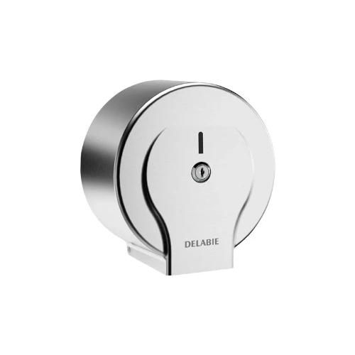 DELABIE Toiletpapierverdeler voor rol 200 m RVS 304 mat gepolijst 2902