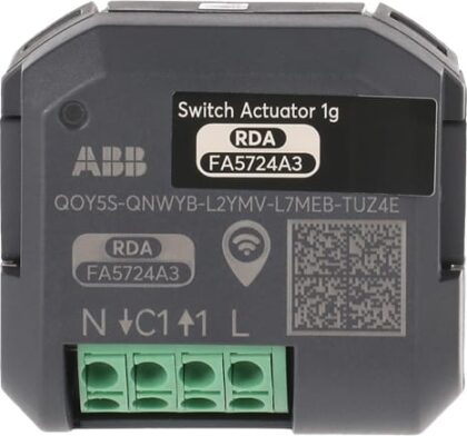 ABB Switch Actuator 230 V AC free@home wireless 2CKA006710A0034