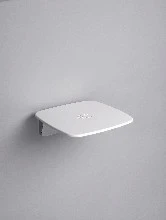 Aquaware 300 douchezit opklapbaar - wit/chroom 3020SD69PM