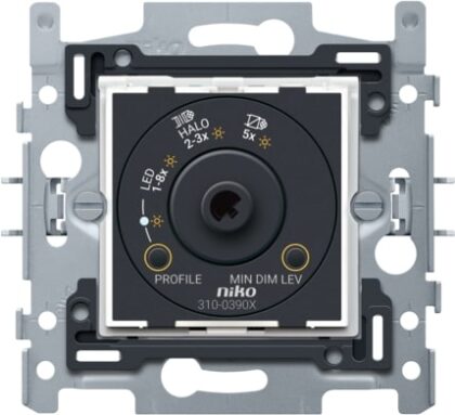 NIKO Universele draaiknopdimmer 2 draads 3-300W 310-03900