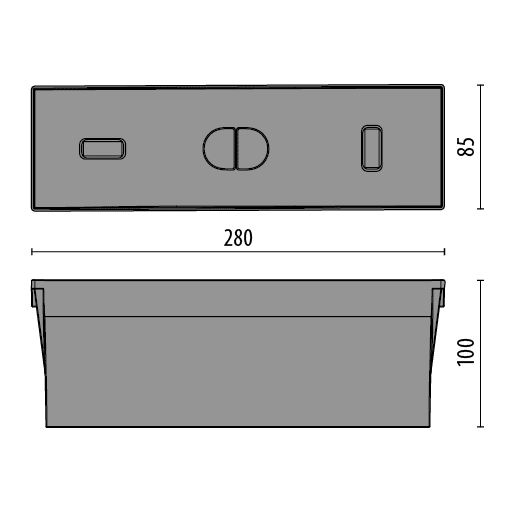 PIL INSERT+ 2 - inbouwdoos 310490