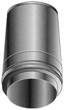 Roccheggiani DP25 inox dubbelwandig afwerkingsconus 80 mm (80/130) 31.661.10.80