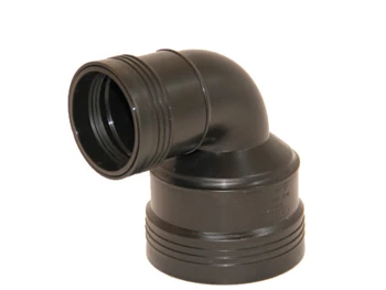 Wavin Wafix PP verloop bocht 88° FF 75 x 50 mm 3411607059