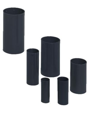 HELIA Mof pvc versterkt 50mm antraciet halogeenvrij 34665