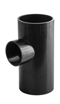 Wavin PE verloop T-stuk 88° 90 x 75 x 90 mm 3702009079