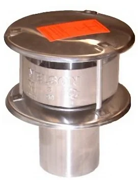 Ubbink Rookgasafvoerkap Ubbink enkelwandig 130 aluminium 371382
