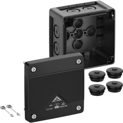 SPELSBERG Abox Pro 025-L/sw - Aftakdoos IP69/IK09 zwart leeg 2