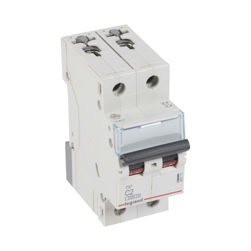 LEGRAND Automaat TX³ 3kA 2P C02 230/400V - 2 modules 403112