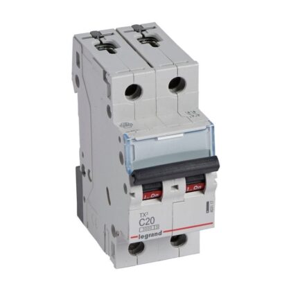 LEGRAND Automaat TX³ 3kA 2P C20 230/400V - 2 modules 403117