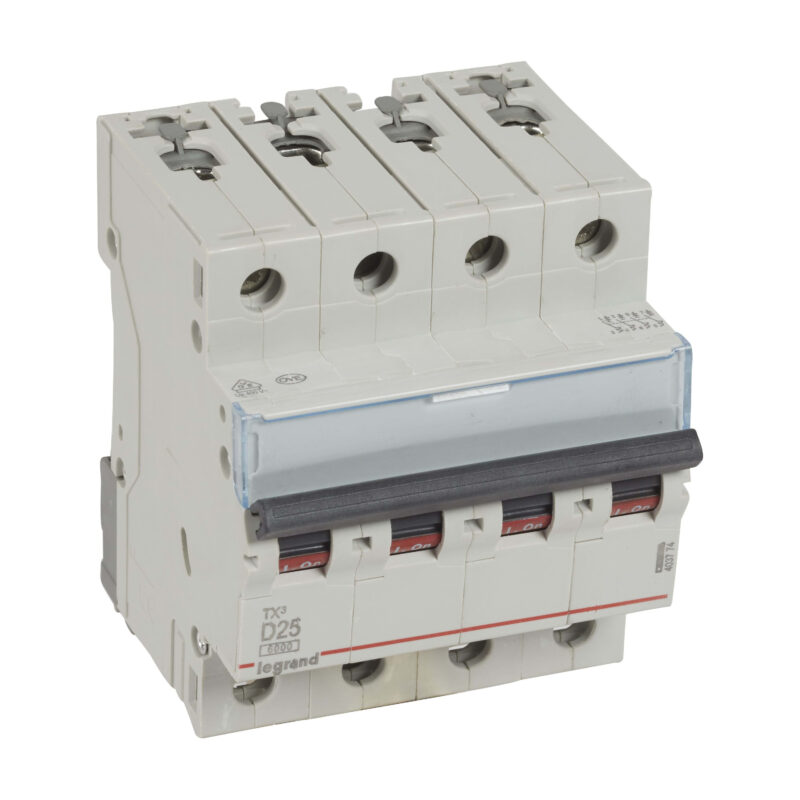 LEGRAND Automaat TX³ 6000A/6kA 4P D25 400V - 4 modules 403774