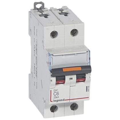 LEGRAND Automaat 2P 6A 25kA C 230/400V 2 modules 409766