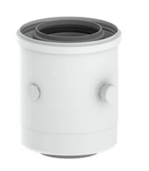 Burgerhout Twinsafe concentrisch PP/staal meetstuk 80/125 mm 41.008.48.21