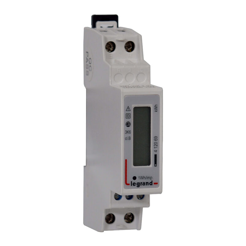 LEGRAND Teller enkelf. 45A - MID met impulsen - 1 module 412069