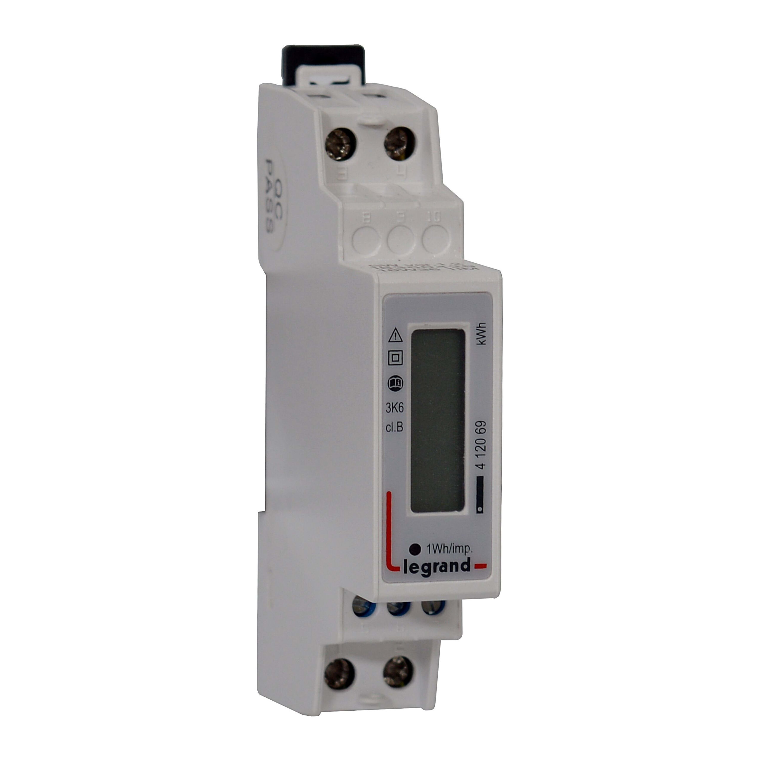 LEGRAND Teller enkelf. 45A - MID met impulsen - 1 module 412069