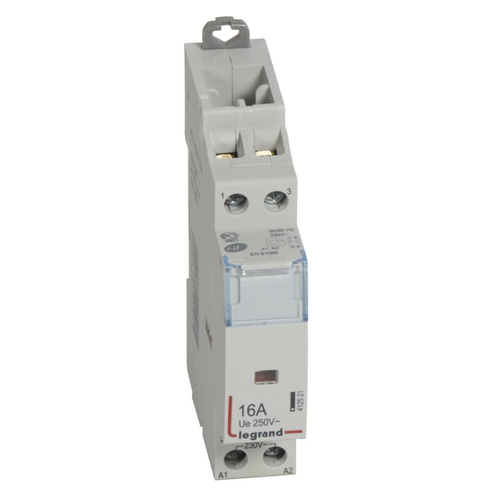 LEGRAND Vermogenscontactor 16A - 2P - 230V - AUTO - 1NO/1NG 412521