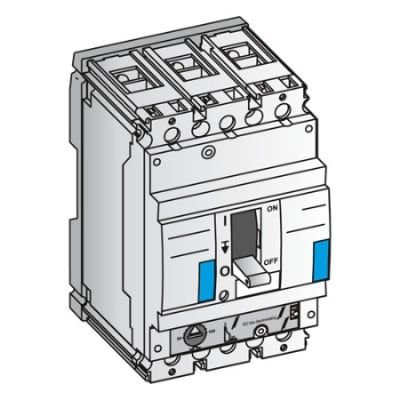 Vynckier (ABB) Record Plus vermogenschakelaar FD LTMD 50kA 160A 3P3D type FDN36TD160GD 433572