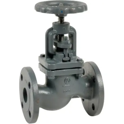 Sferaco gietijzeren klepafsluiter - stijgende spindel DN65 470065