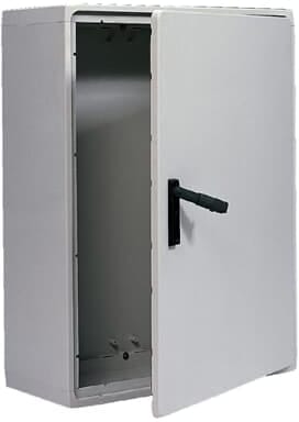 Vynckier (ABB) Kast PolySafe IP65 750x750x320mm polyester IK10 RAL7035 volle deur 4TBP833012C0100