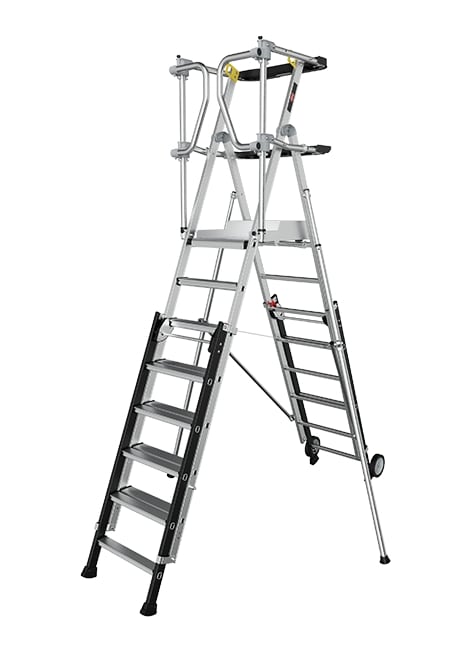 Altrex RolGuard platformtrap 8/11 treden - werkhoogte 4