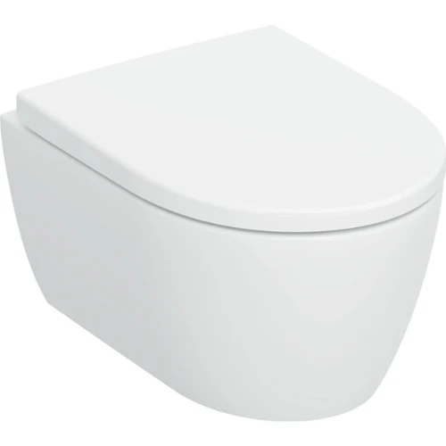 Geberit iCon compact hangtoilet PACK TurboFlush (hangtoilet met toiletzitting Softclose Quickrelease) - wit mat 503.049.JT.1