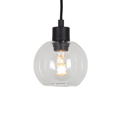 PSM LIGHTING hanglamp-met 2m textielkabel en trekontlasting aan fitting 5082.A.E27.SH.2M.TR.TX2