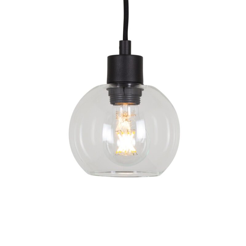 PSM LIGHTING hanglamp-met 2m textielkabel en trekontlasting aan fitting 5082.A.E27.SH.2M.TR.TX2