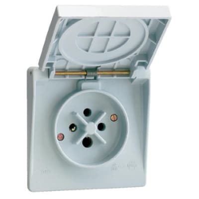Vynckier (ABB) Waterdichte contactdoos 3P+A 32A IP44 grijs 600799