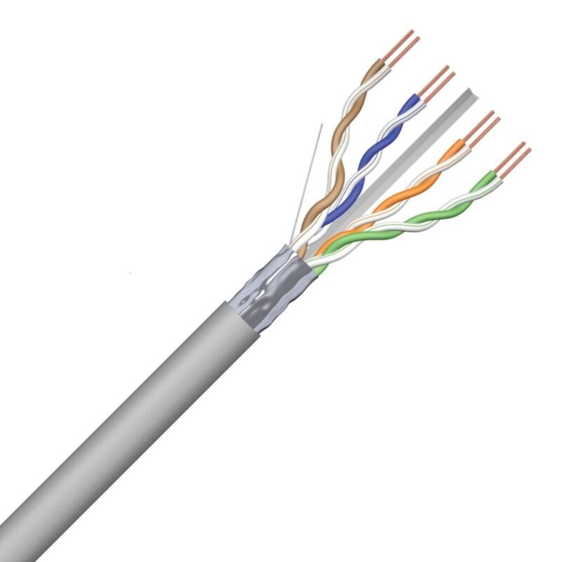GENERAL CABLE F/UTP CAT6 4P PVC Eca Grijs 60098062