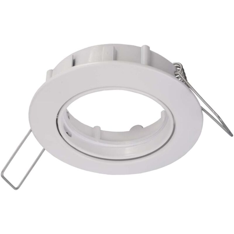 UNI-BRIGHT Masters Richtbare spot inbouw GU10 wit Ø76mm 83mm vlinderveren excl. lamp 601701