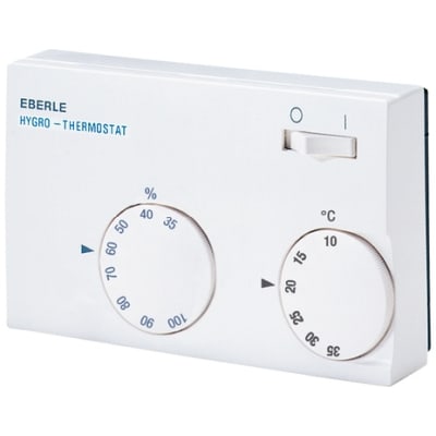 EBERLE Hygrothermostaat 24-230VAC 35-100%RH 1CO 5A 6054