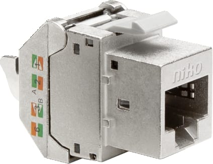 NIKO Afgeschermde rj45-connector stp cat6a