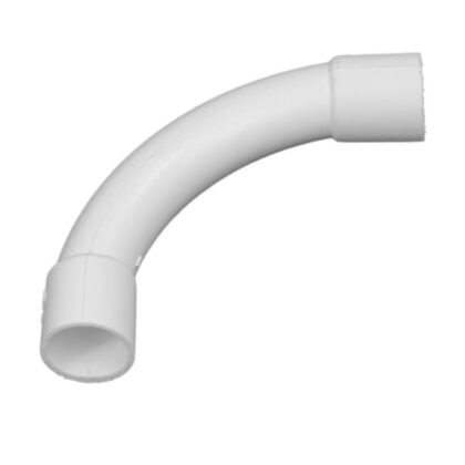 AirX PP halogeenvrije bocht 25mm - RAL 7035 65494