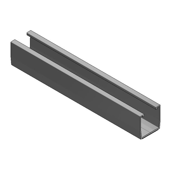 Van der Valk Alu trapezium profiel L=320mm - hart-op-hartmaat kronen 190-230mm + EPDM 7269320