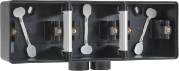 NIKO Hydro spuitwaterdichte 3-voud. opbouwdoos