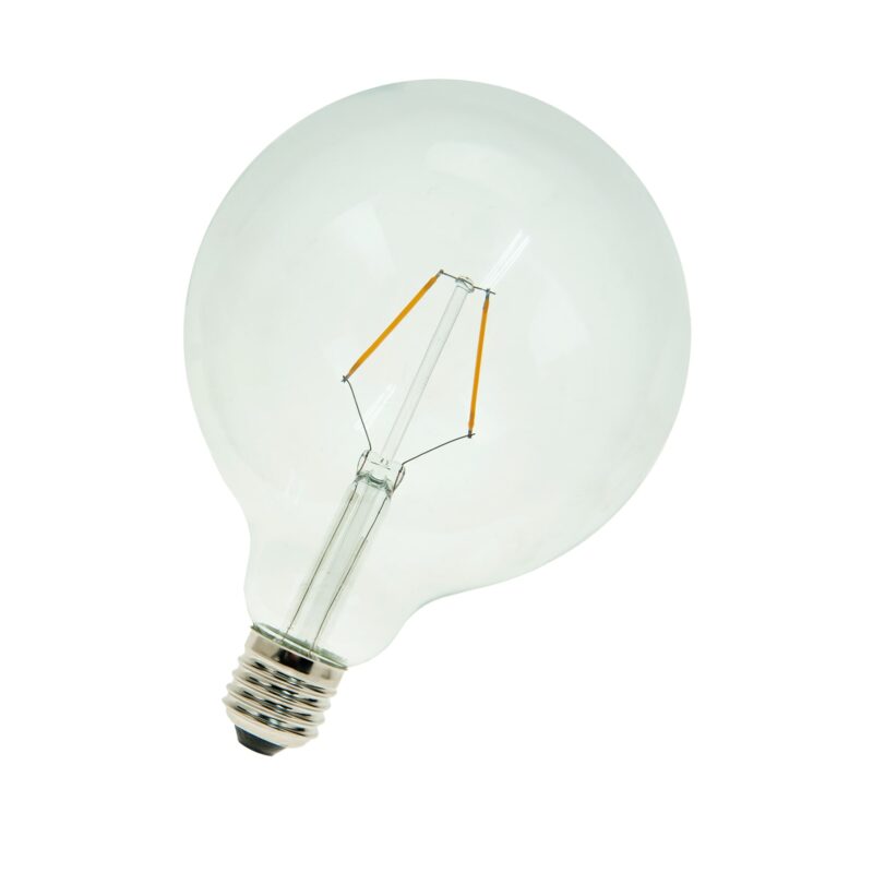 BAILEY LED Filament Globe G125 E27 240V 220lm 2W CL extra warm wit diam=125 l=175mm 80100035390