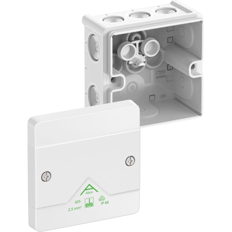 SPELSBERG Abox 025-L/w - Aftakdoos IP66/IK07 wit leeg 2