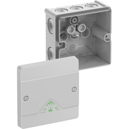 SPELSBERG Abox 040-L - Aftakdoos IP66/IK07 grijs leeg 4² L102 x B102 x H57 mm 80440001
