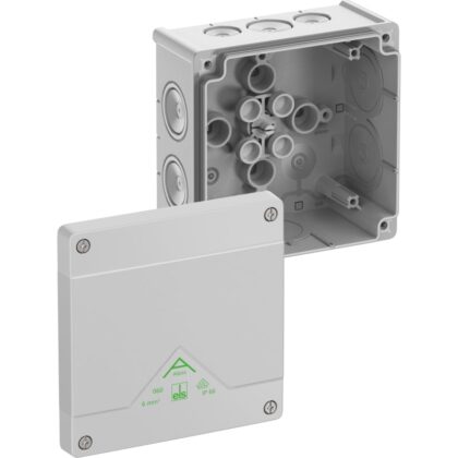 SPELSBERG Abox 060-L - Aftakdoos IP66/IK07 grijs leeg 6² L127 x B127 x H70 mm 80640001