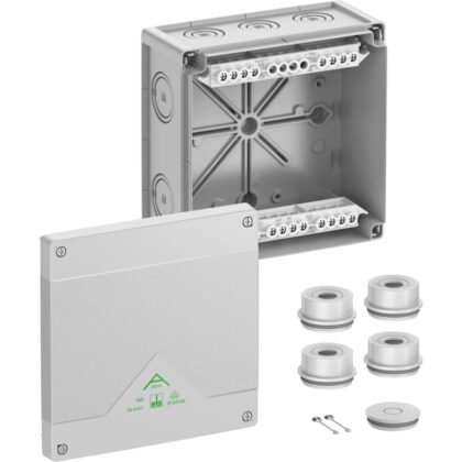 SPELSBERG Abox 160-16²- Aftakdoos IP66/IK07 grijs met schroefklem 5P 16² L182xB182xH90mm 81642001