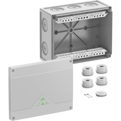 SPELSBERG Abox 250-25² -Aftakdoos IP66/IK07 grijs met schroefklem 5P 25² L252xB202xH120 mm 82542001