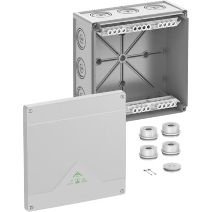 SPELSBERG Abox 350-35² -Aftakdoos IP66/IK07 grijs met schroefklem 5P 35² L252xB252xH120 mm 83542001