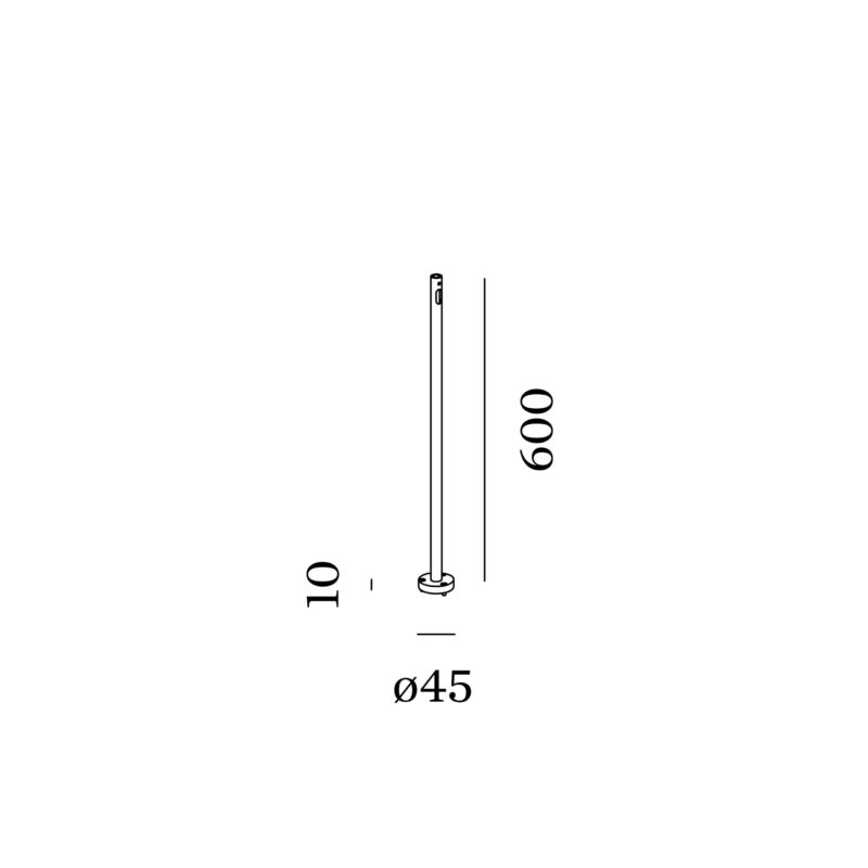 WEVER & DUCRE STIPO POLE 600 Q incl. base 910066Q0